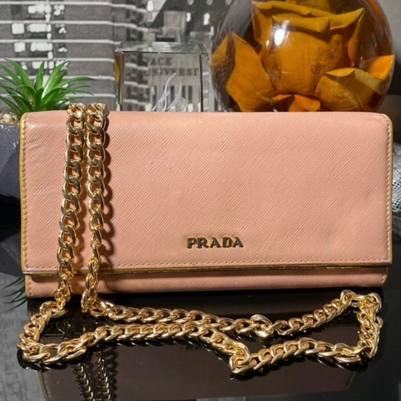 Authentic PRADA Leather Long Wallet - Picture 1 of 10